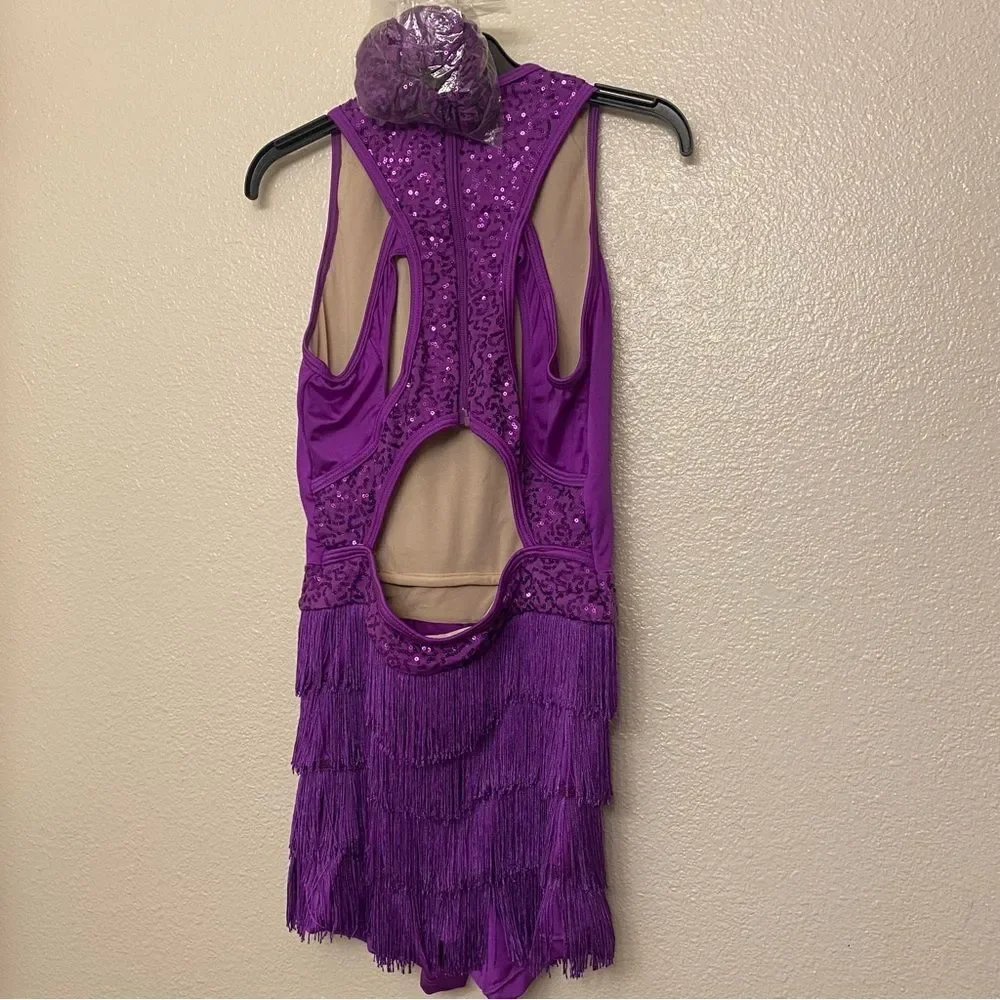 Weissman dance costume purple